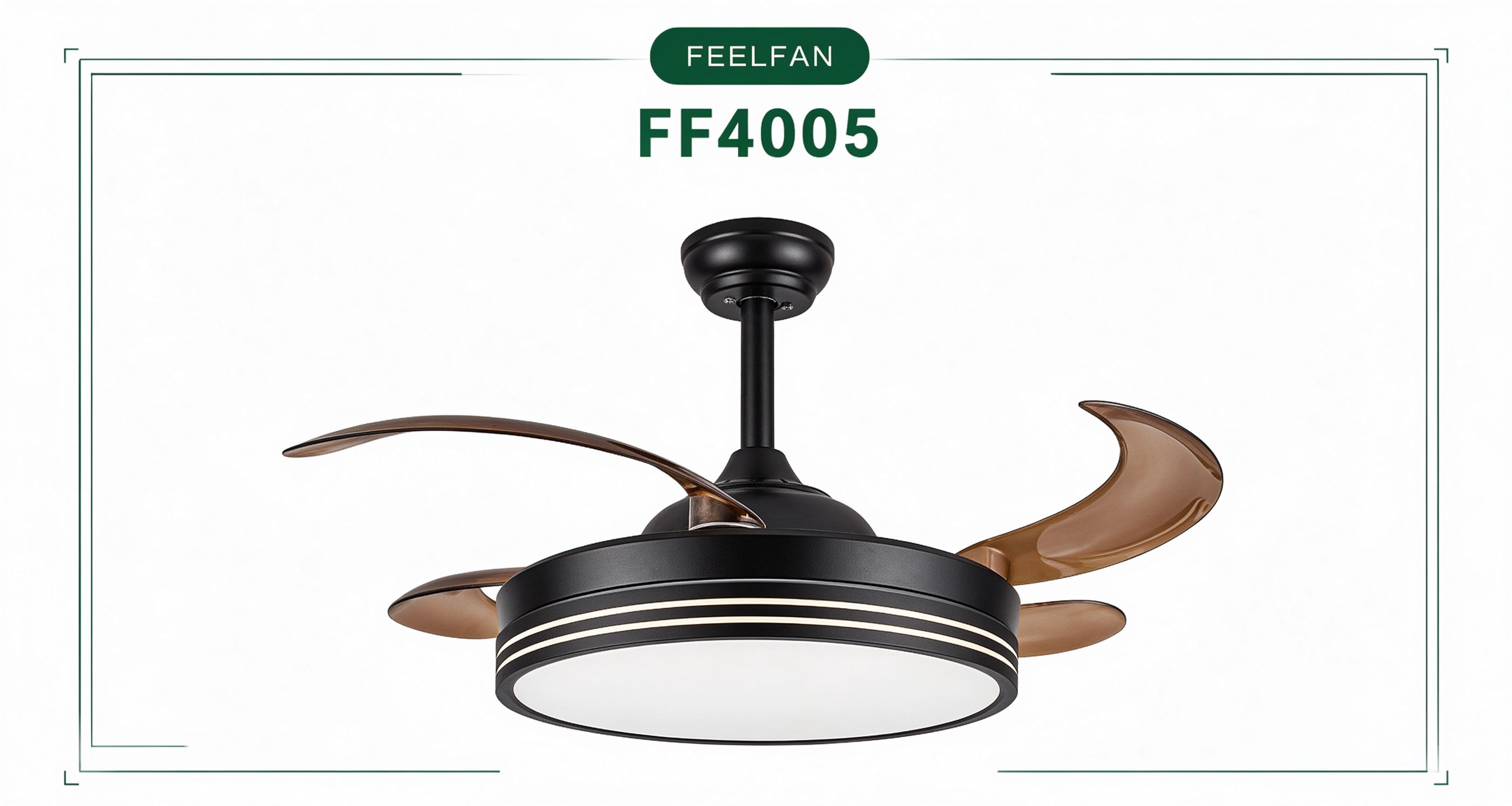 FEELFAN FF4005 PC & Retractable Series Ceiling Fan