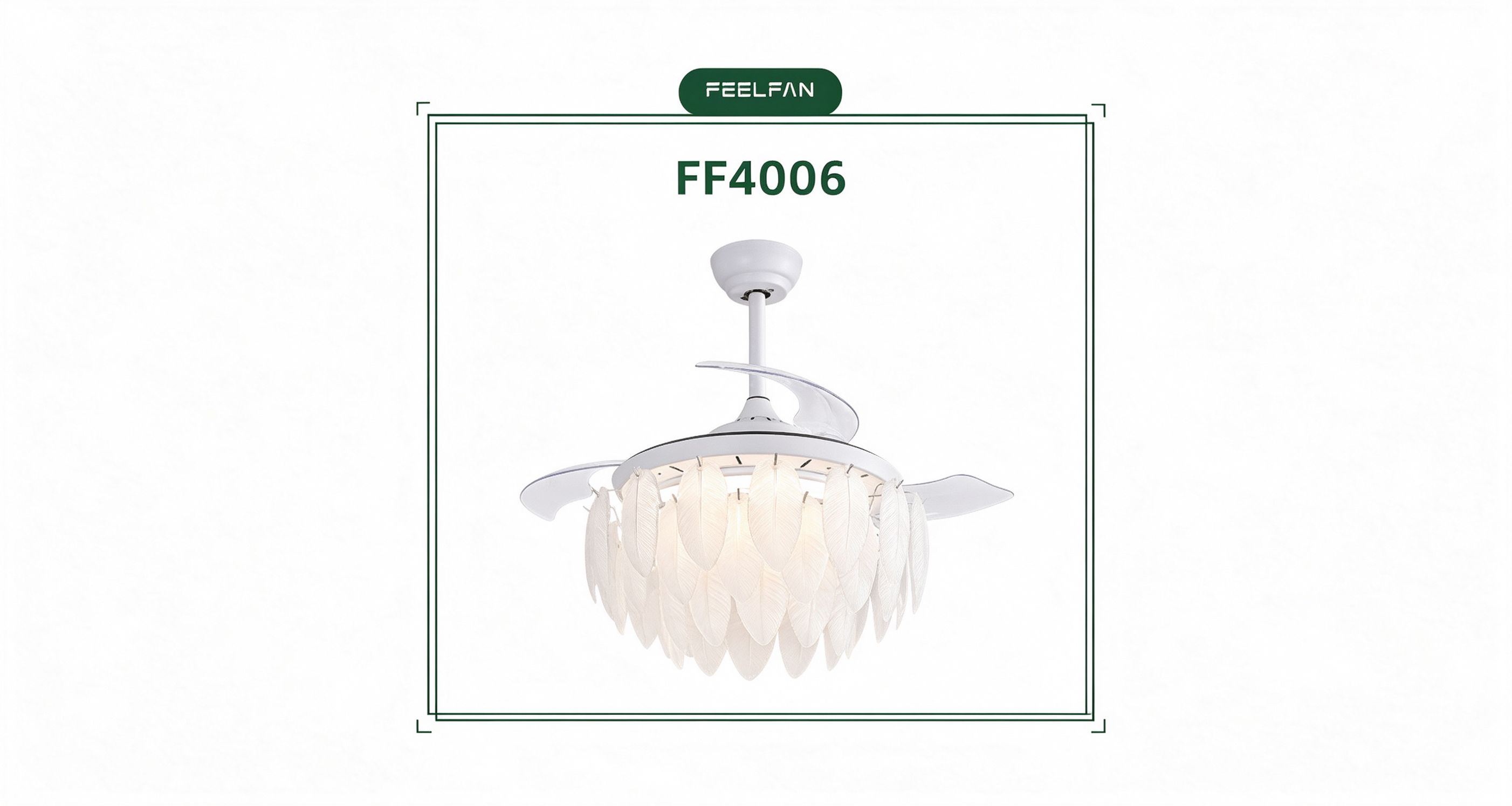 FEELFAN FF4006 PC & Retractable Series Ceiling Fan